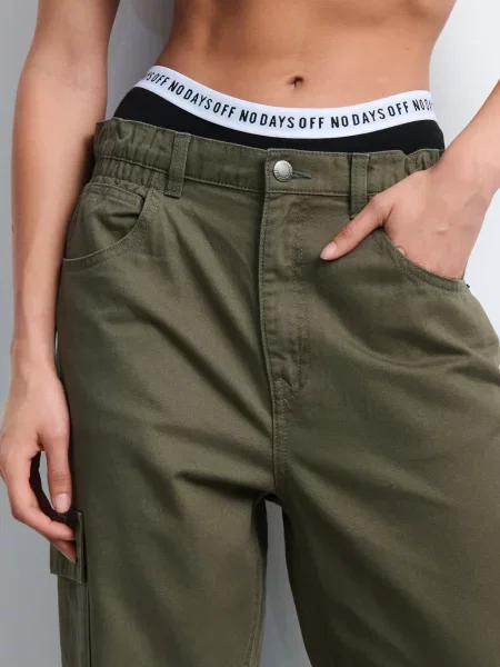 Джинси карго зелений