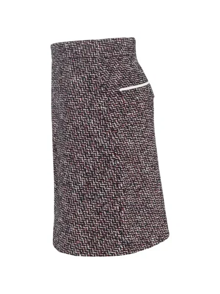 Fusta mini Maje din tweed negru