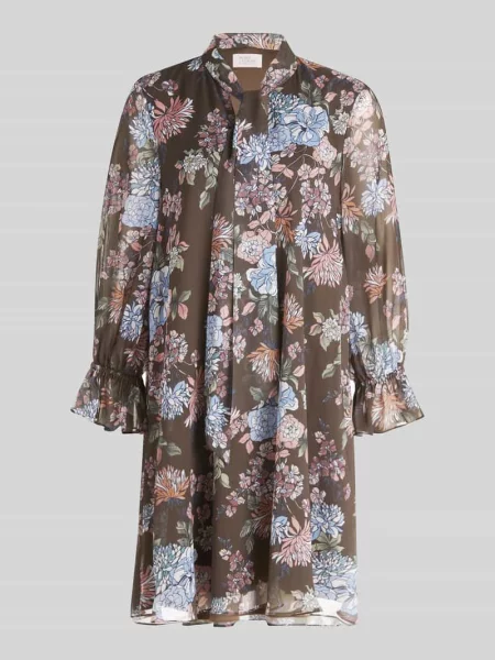 Sukienka casualowa o linii A z wstążką z kokardą Robe Légère