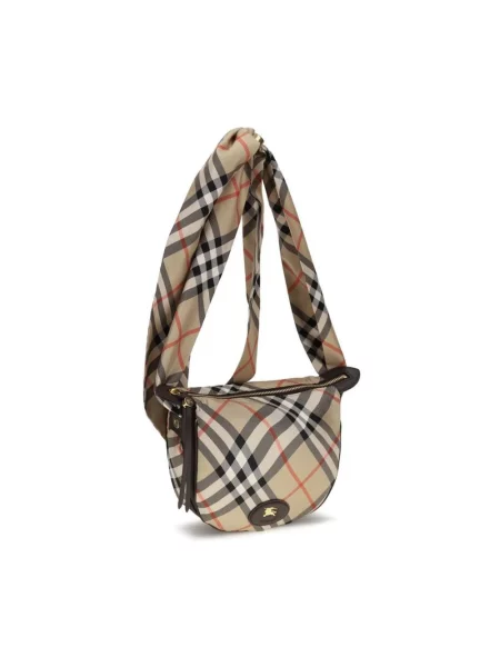 Torebka Burberry w kratę beżowa