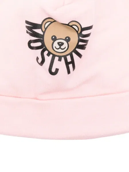 Czapka dziecięca Moschino różowa