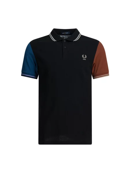 Dzianinowa koszulka polo Comme Des Garcons czarna