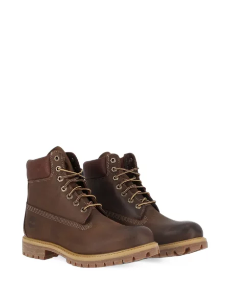 Impermeabil botine Timberland cu șireturi din dantelă maro