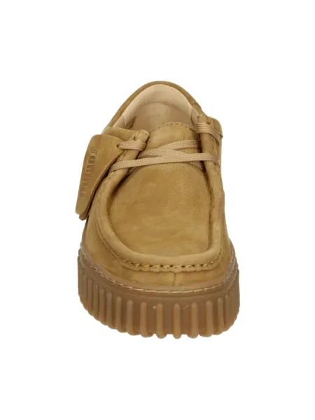 Półbuty Clarks zamszowe brązowe