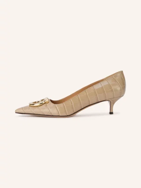 Ferragamo Lodičky Lara / zlatá béžová