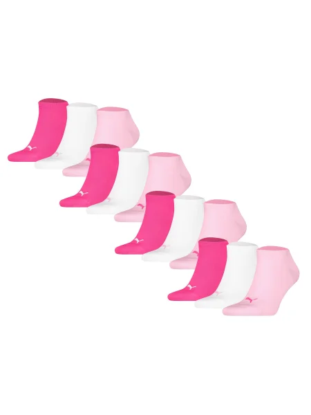 PUMA Ponožky pink / růžová bílá
