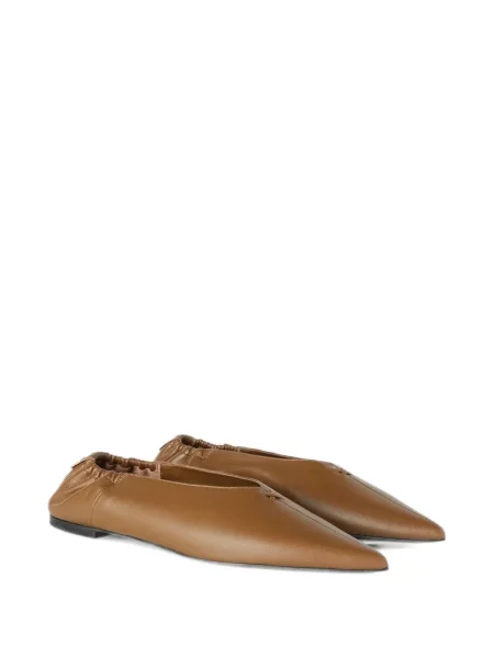 Pantofi cu toc Retori din piele fără toc maro
