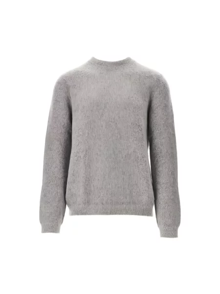 Sweter Emporio Armani wełniany szary