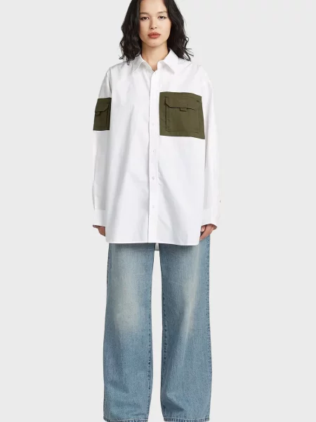 Сорочка G-star Raw біла