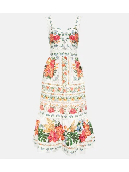 Sukienka midi Farm Rio w kwiatki do kolan garniturowa