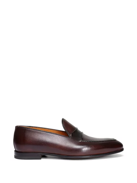 Pantofi loafer Bontoni din piele maro