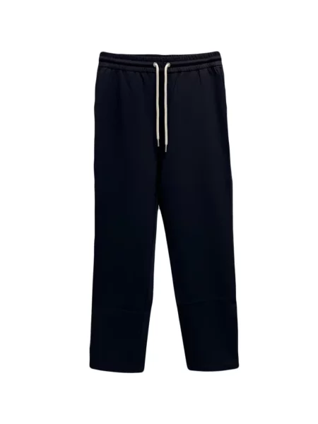 Pantaloni Moncler alergare cu cordon negru