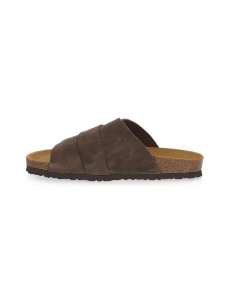 Pantofi Frau din piele de căprioară maro