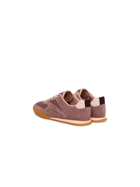 Tenisice Calvin Klein Low Pro Runner Refl Mesh Sue Smeđa ružičasta