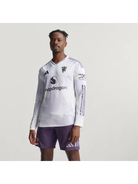 Koszulka Manchester United Long Sleeve Away Authentic biała