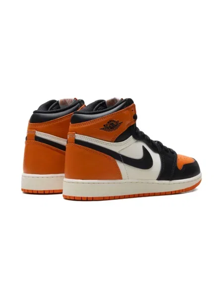 Sneakersy dziecięce Jordan Air Jordan 1 pomarańczowe