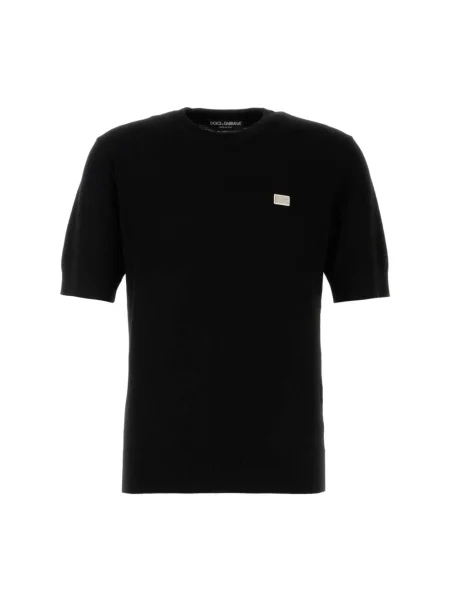 Koszulka Dolce And Gabbana z logo czarna