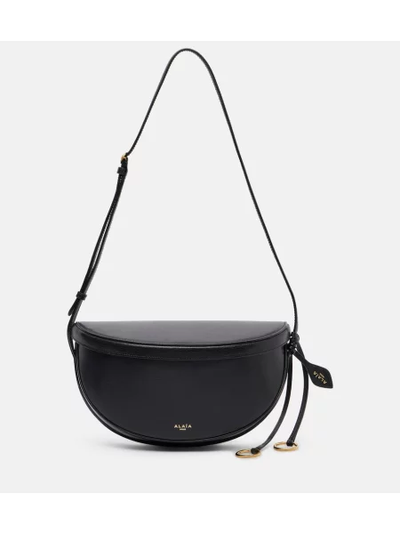 Geanta de piele Alaïa din piele negru