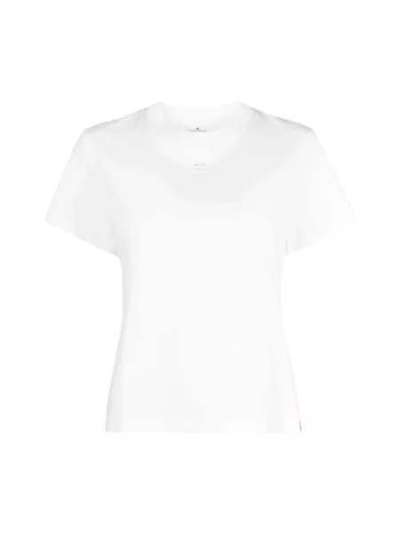 Koszulka Courreges z logo biała