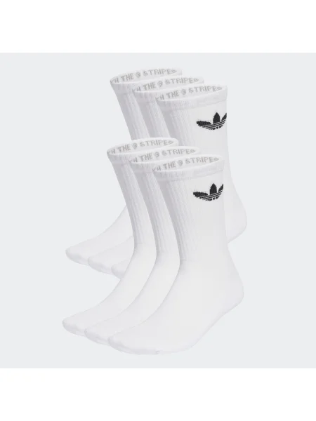 ADIDAS ORIGINALS Nogavice Trefoil črna bela