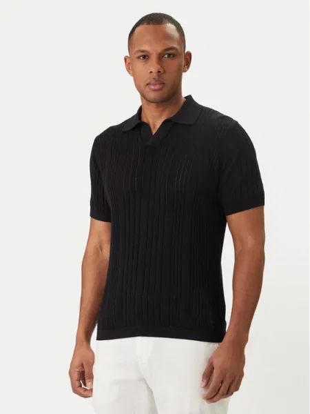 KARL LAGERFELD Polo czarny