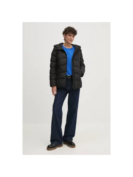 Kurtka ocieplana Geox Anylla Parka black czarna