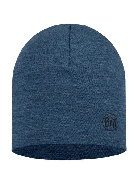 Textilní doplňky Buff Merino Midweight Hat Beanie modrý