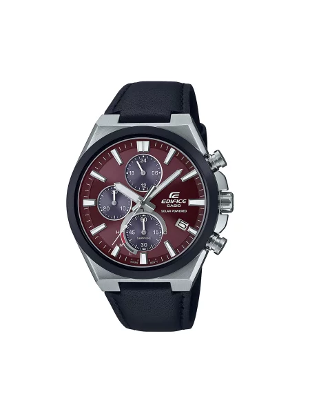 Годинник Casio Edifice Solar Powered Chronograph Black чорний