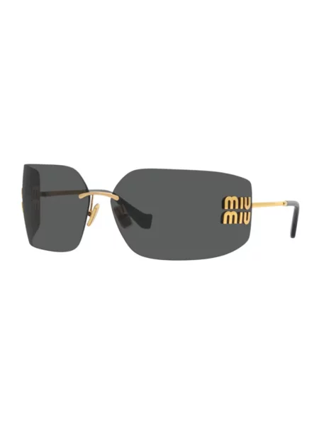 Okulary przeciwsłoneczne Miu Miu Eyewear żółte