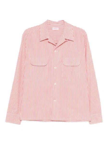 Дълго риза Fursac на райета оранжево