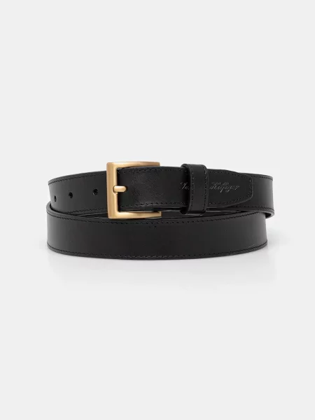 Usnjen Tommy Hilfiger črna