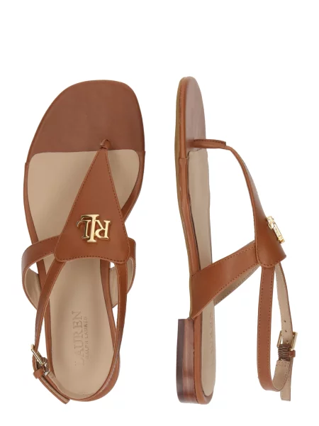 Sandali LAUREN RALPH LAUREN rjava