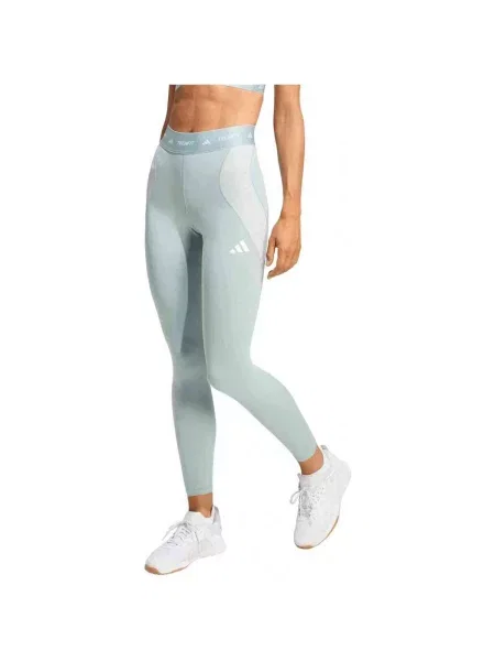 ADIDAS PERFORMANCE Športové nohavice pastelovo zelená / biela modrá