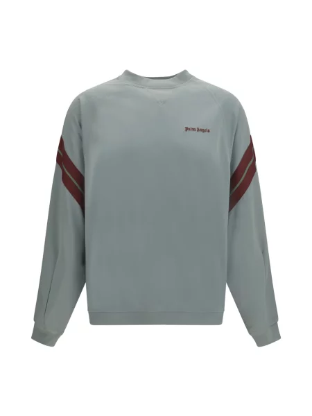 Bluza Palm Angels do biegania z logo niebieska