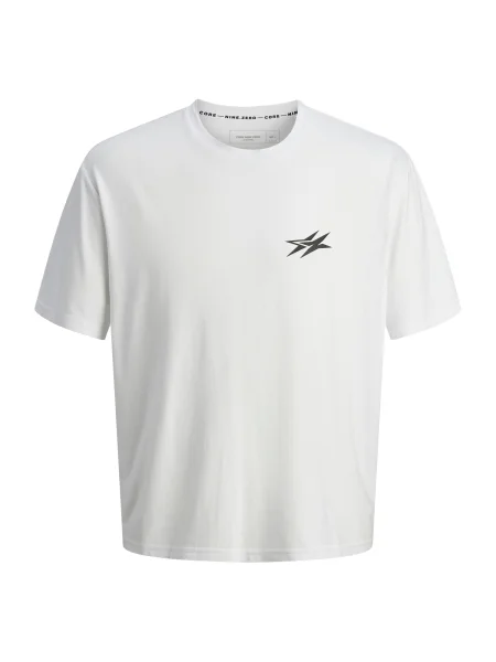 JACK & JONES Tricou JCOCNZ BERLIN negru alb