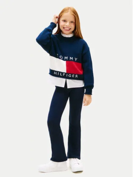 Tommy Hilfiger Tamprės Foil Tamsiai mėlyna