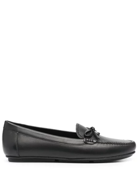 Pantofi loafer Michael Kors cu vârf rotund negru