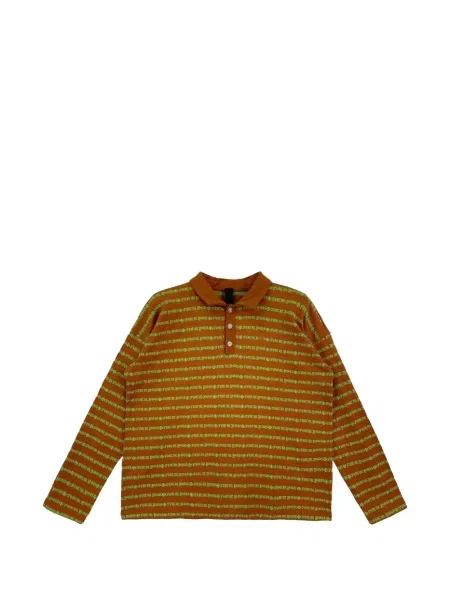 Koszulka polo dziecięca Chrome Hearts brązowa