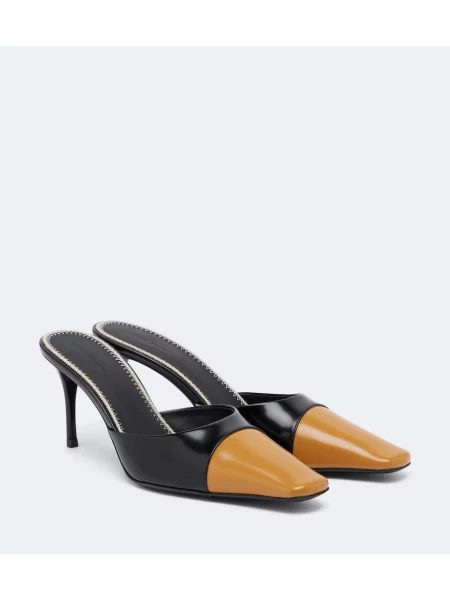 Papuci tip mules Magda Butrym din piele negru