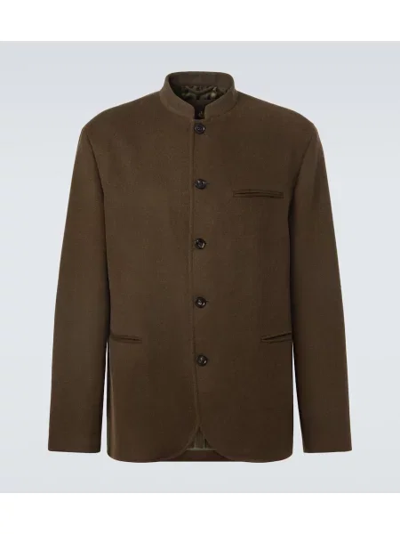 Вълнено яке Loro Piana зелено