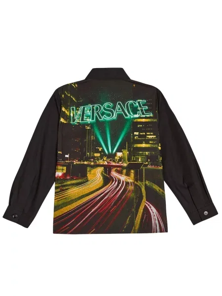 Πουκάμισο Versace μαύρο