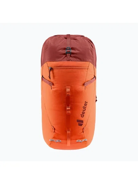 Rucsac de alpinism pentru femei deuter Guide 22 l SL papaya-redwood