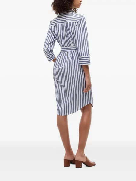 Cu centură rochie tip cămașă Tommy Hilfiger albastru