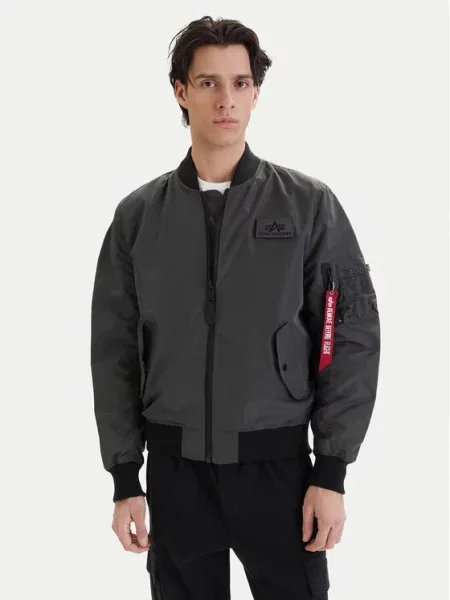 Alpha Industries Яке бомбър TTC Two Tone сив
