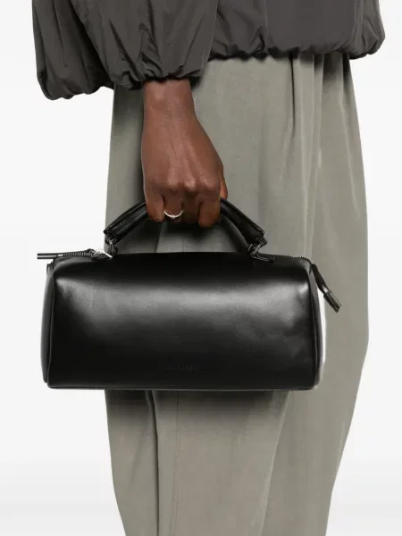 Geantă shopper Low Classic din piele clasică negru