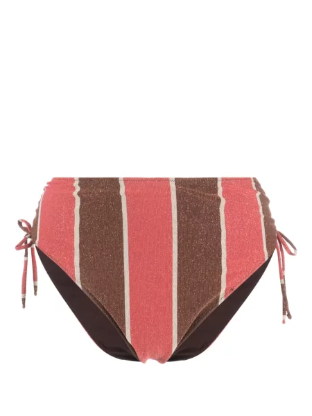 Bikini Mc2 Saint Barth cu dungi cu imagine roz