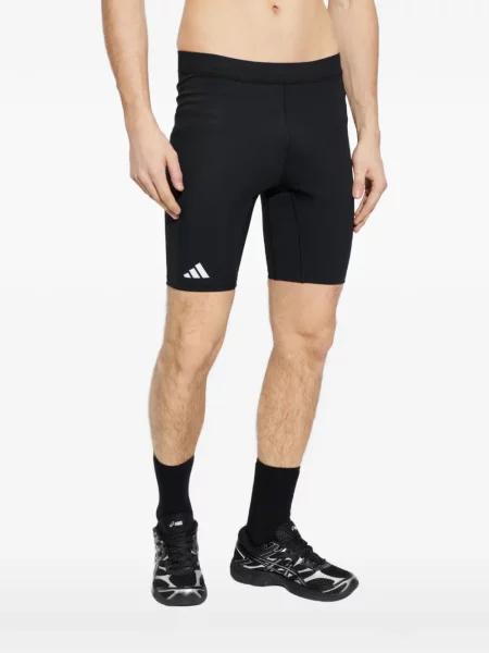 Prugasta tenis suknja hlače Adidas s printom crvena