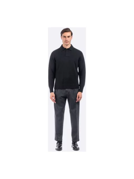 Sweter Filippo De Laurentiis wełniany niebieski