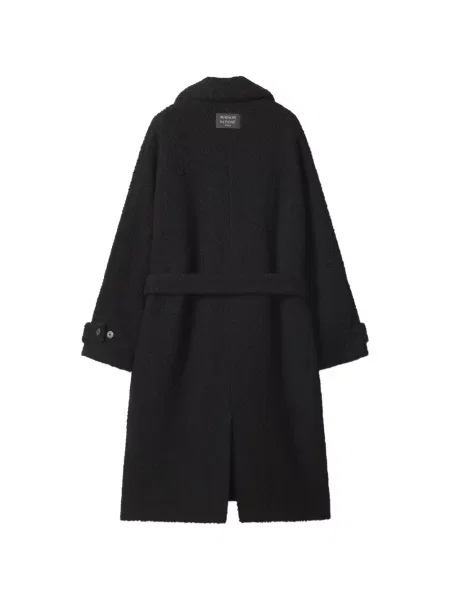 Cu centură palton Maison Kitsune negru