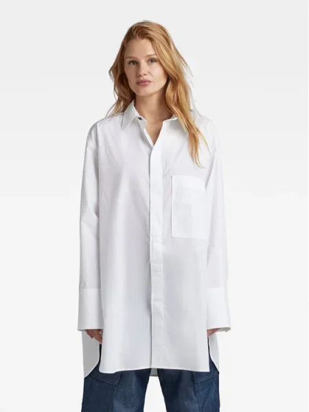 G-Star Raw Cămașă Oversize alb